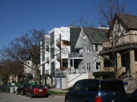 East Terrace Apartments is nearing completion.