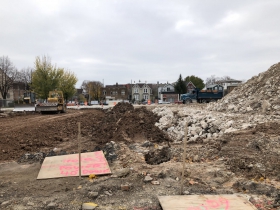 St. Rita Square Construction