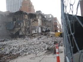 NM Demolition in Progress