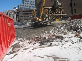 NM Demolition in Progress