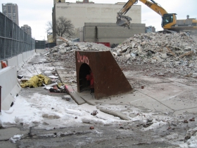 NM Demolition in Progress