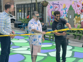 Ivanhoe Plaza Ribbon Cutting