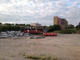 Once this building is removed, the third phase of the North End will go up.