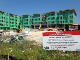 The first phase of the Avenir nears completion.