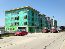 The first phase of the Avenir nears completion.