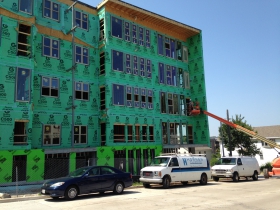 The first phase of the Avenir nears completion.