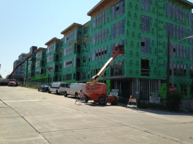 The first phase of the Avenir nears completion.