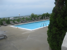 The pool at Prospect Towers.
