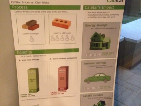 CalStar green bricks.