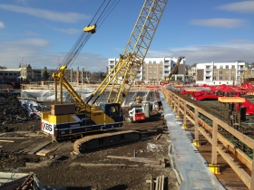 The Third Phase of the North End is under construction.