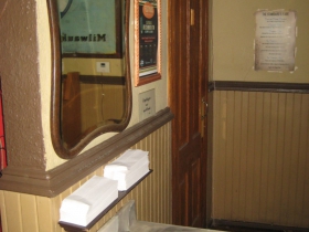 Restroom inside The Standard.