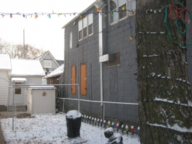 The side of the Standard Tavern.