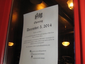 Opening night announcement.