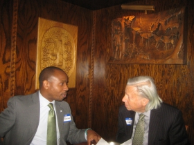 Cavalier Johnson and Chuck Kahn