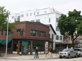 SAGE on Jackson rises above Points East Pub.