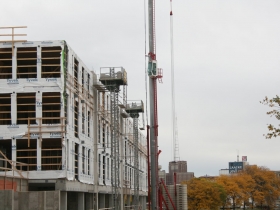 Construction of the second phase of The North End
