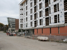 Construction of the second phase of The North End