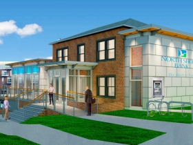 North Shore Bank Downtown Rendering