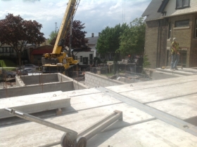 East Terrace Apartments under construction.