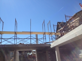 East Terrace Apartments under construction.
