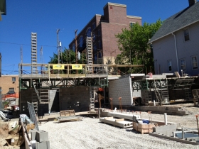 East Terrace Apartments under construction.