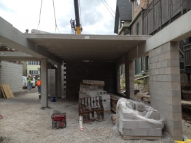 East Terrace Apartments under construction.