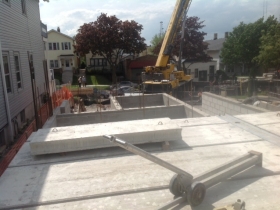 East Terrace Apartments under construction.