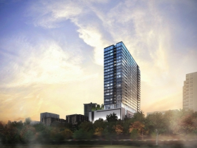Portfolio Rendering: View looking west