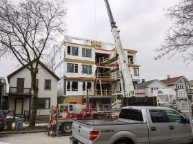 Sage on Jackson under construction.
