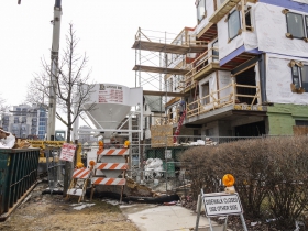 Sage on Jackson under construction.