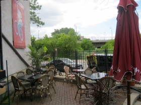 Trocadero patio. Photo taken July 1st, 2014 by Rose Balistreri.