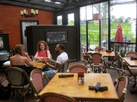Trocadero patio. Photo taken July 1st, 2014 by Rose Balistreri.