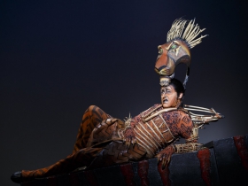 Patrick R. Brown as Scar in THE LION KING National Tour.