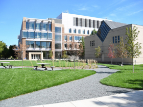 New Straz Hall Courtyard