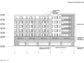 1400 W. Wells St. South Elevation