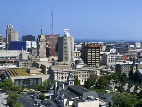 A view of Westown.