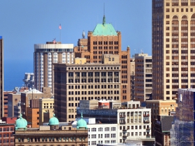 A view of East Town.