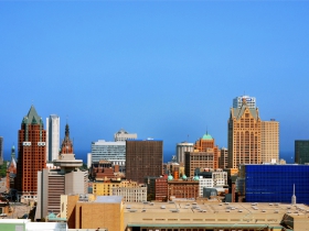 Downtown Milwaukee.
