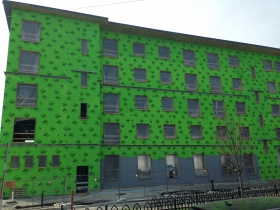 The new Jesuit Residence is under construction on Marquette's campus.