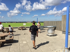 Rooftop of the Catholic Financial Life Building