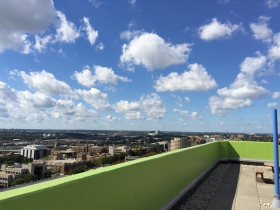 Rooftop of the Catholic Financial Life Building