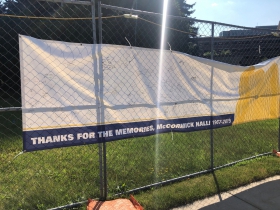McCormick Hall Farewell Sign