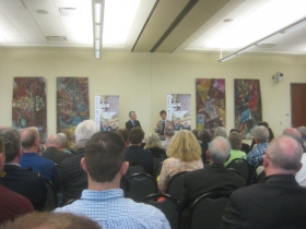 A capacity crowd came out to see Peter Park