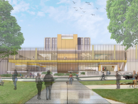 Helfaer Tennis Stadium and Recreation Center Redevelopment Rendering