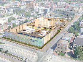 Helfaer Tennis Stadium and Recreation Center Redevelopment Rendering