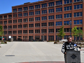 Harley-Davidson CEO Jochen Zeitz at Davidson Park Ribbon Cutting