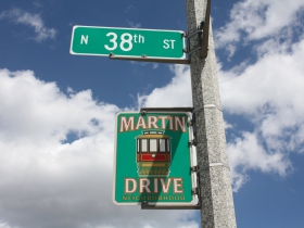 McKinley Avenue passes through the Martin Drive Neighborhood
