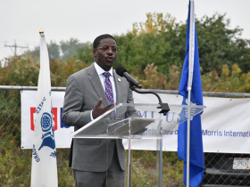 County Executive David Crowley at VCP Milwaukee Groundbreaking