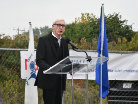 Governor Tony Evers at VCP Milwaukee Groundbreaking