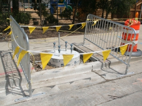 W. St. Paul Ave. Streetcar Construction